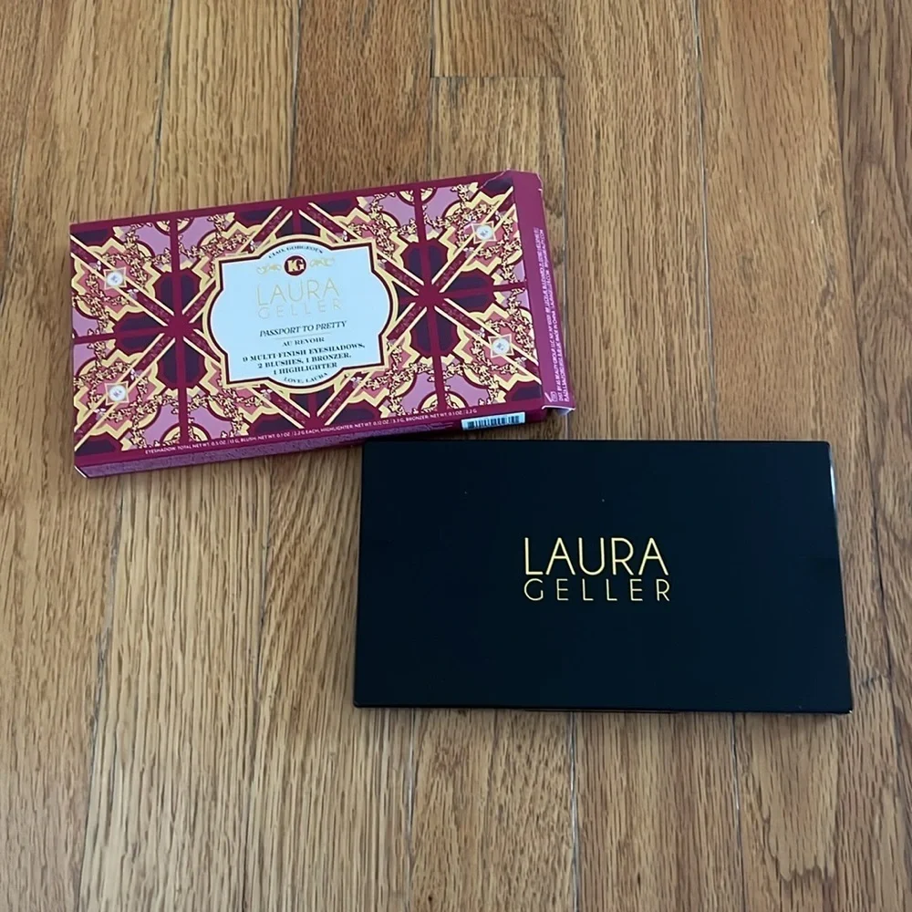 Au Revoir LAURA GELLER BEAUTY Passport To Pretty Palette NEW travel eye face